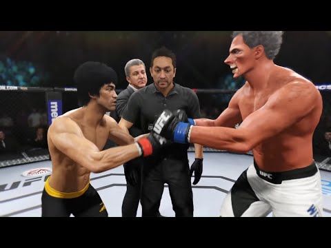 Bruce Lee vs. Eyeless Walker - EA Sports UFC 2 - Dragon Fights 🐉