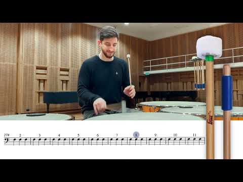 Orchestral Excerpts Timpani sheet - BEETHOVEN 9 Symphony #mallets #timpani #beethoven