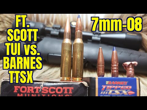 Fort Scott TUI vs. Barnes TTSX 120gr 7mm-08 Ruger Compact