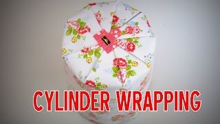 Gift Wrapping - How to Wrap a CYLINDER object