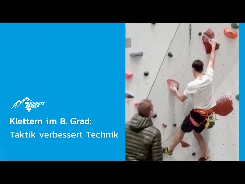 Klettern (8. Grad) im Vergleich: Taktik verbessert Technik und Effizienz