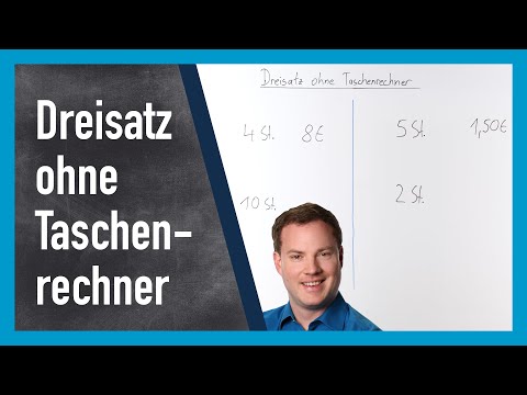 Rule of three without a calculator