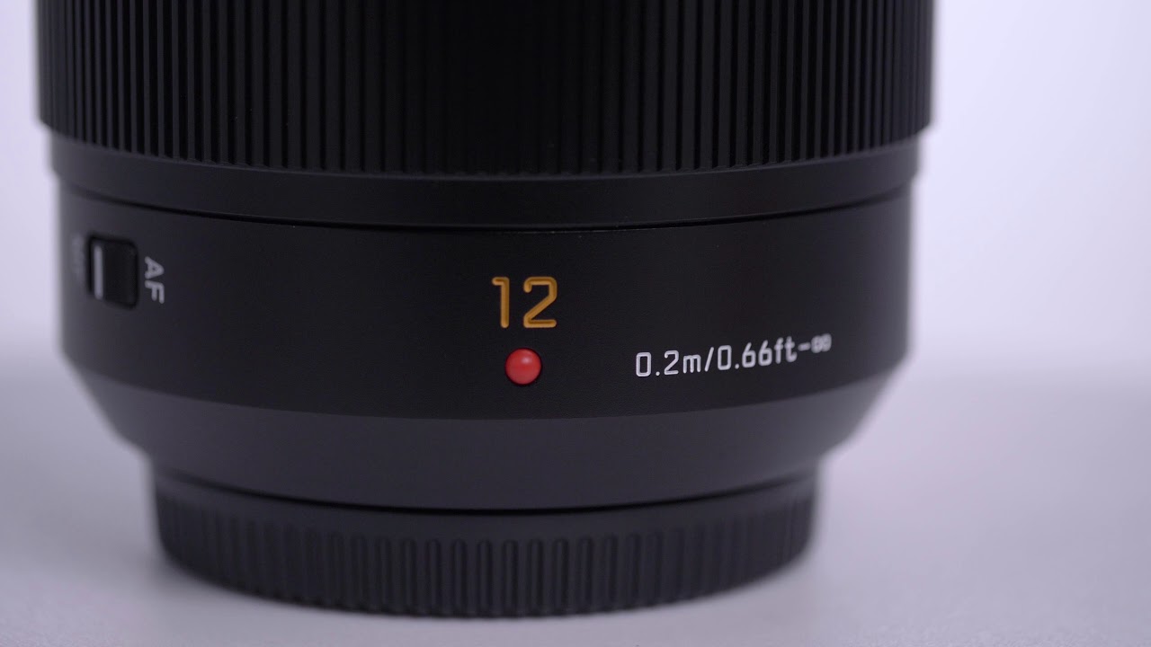YouTube video - PANASONIC 12 mm f/1,4 ASPH LEICA DG SUMMILUX
