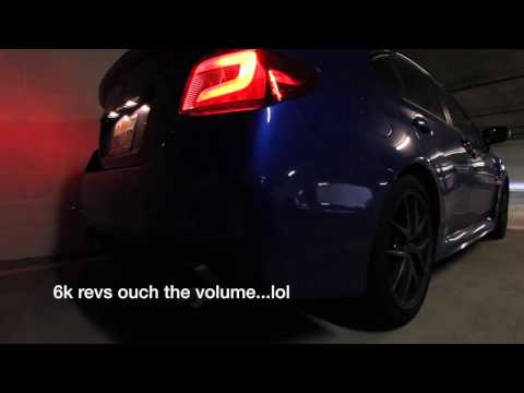 Invidia Titanium Tip Racing Exhaust Single on 2017 subaru sti