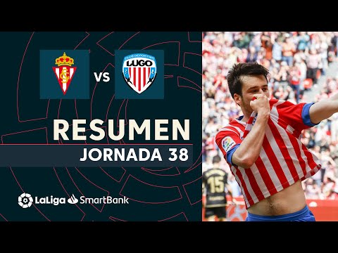 Resumen de Real Sporting vs CD Lugo (3-1)