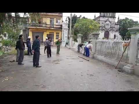 công trình hàng rào tại nhà thờ Hà Thao- Hà Nội của Công ty Long Đại Thành -0902.617.333