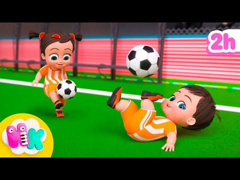 Niños jugando Futbol ⚽️ Canción del fútbol 🥅 Canciones para Niños | HeyKids - Canciones infantiles
