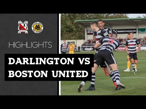 Darlington 2-1 Boston United - Vanarama National League North - 2019/20
