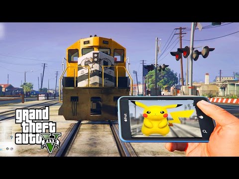 GTA 5 FAILS + ILLUMINATI MOMENTS + POKEMON GO  GTA 5 # 1👍
