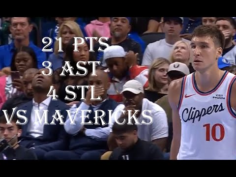 Bogdan Bogdanovic 21 Pts 3 Reb 3 Ast 4 Stl LA Clippers vs Dallas Mavericks HIGHLIGHTS