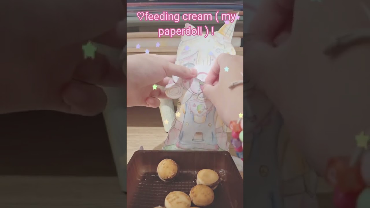 ✦ . feeding baby cream ^___^ 🍨 = #イラストメイキング #cutecore