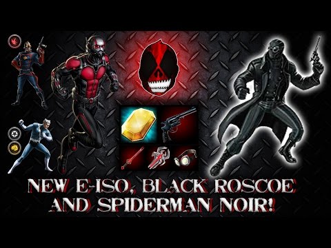 Testing PVP 22 Rewards: Black Roscoe, Combatant E-Iso and SPIDERMAN NOIR!