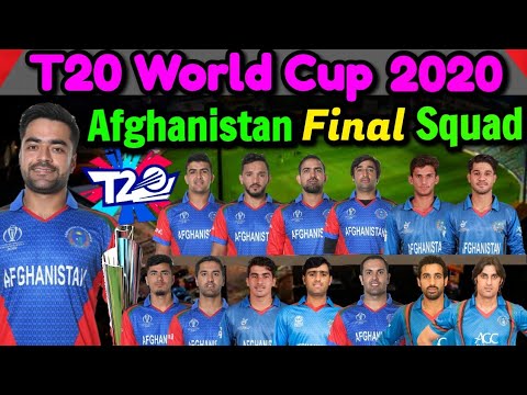 T20 World Cup 2020 Afghanistan Team 15 Members Squad | Afghanistan Team for T20 World Cup 2020 |