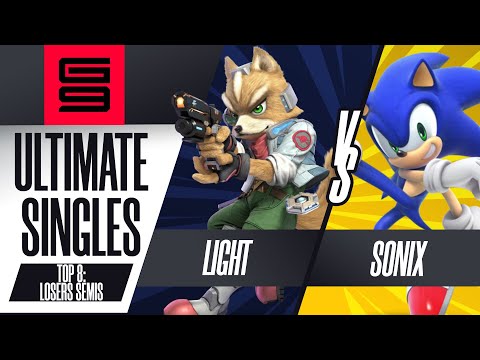 Light vs Sonix - Ultimate Singles Top 8 Losers Semi-Final - Genesis 9 | Fox vs Sonic