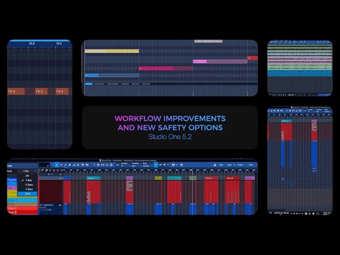 Studio One 5.2: Workflow Improvements