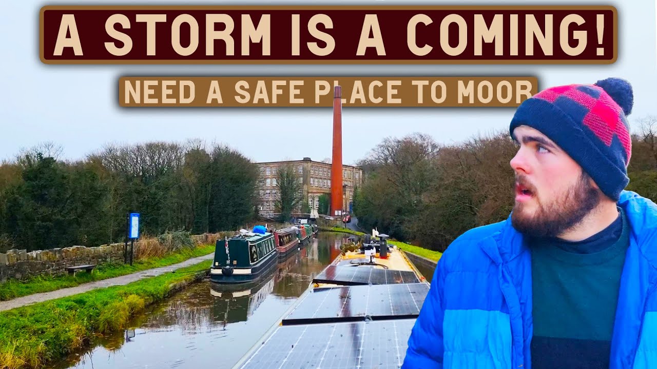 A MASSIVE STORM is on The Way! We NEED to Find Somewhere SAFE to Moor! Macclesfield Canal - 512