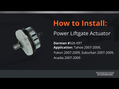 Power Lift-gate Actuator Installation by Dorman Products
