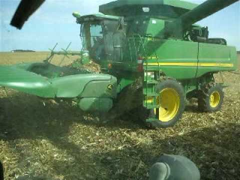 Corn Harvest in Iowa USA
