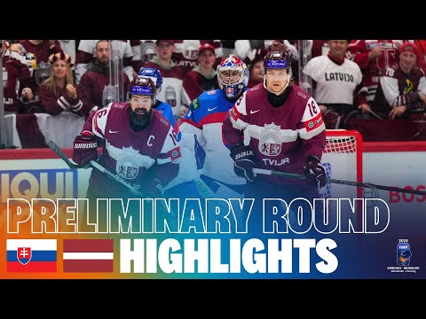 Highlights: SLOVAKIA vs LATVIA | 2025 #MensWorlds #IIHF