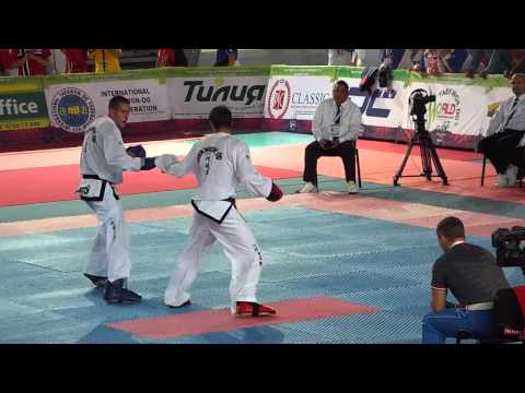 Dmytro Pilinkevych (UKR) v Andrey Kress (RUS) Male -85kg Sparring Final