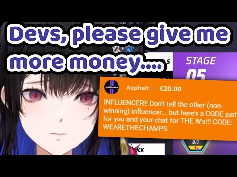 Nerissa BEGGED The Asphalt Devs For Some Money and They ACTUALLY Sent Her Some