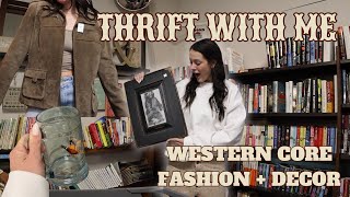 Cowgirl Chic THRIFT WITH ME - Vintage Western + Cottagecore Grandma Aesthetic