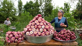 Spring’s First Garlic Harvest | Rustic Eggplant and Beef Kebap