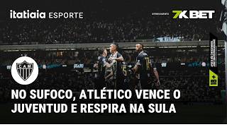 ATLÉTICO VENCE JUVENTUD-URU NO SUFOCO E RESPIRA NA COPA SUL-AMERICANA