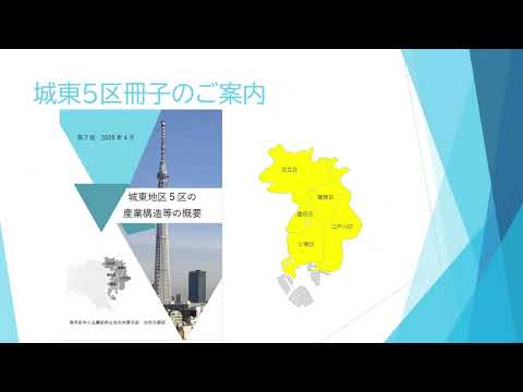 城東5区冊子産業構造等の概要
