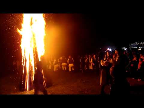 Călușeri din Rășinari la Focul de tabără la Festivalul  Brânzei și Țuicii " 2021