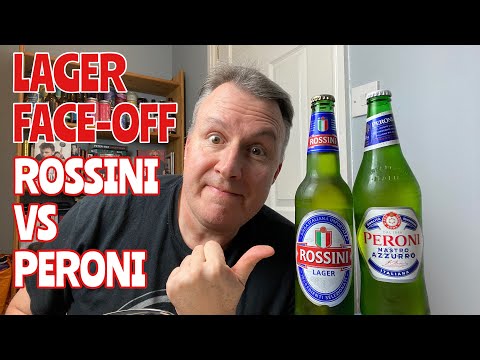 Italian Lager Face-Off - Rossini vs Peroni