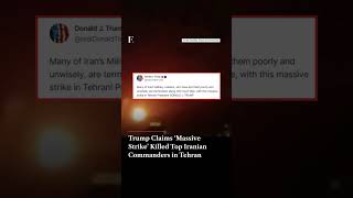 Download lagu Trump Claims ‘Massive Strike’ Killed Top Iranian Commanders in Tehran | N18G mp3