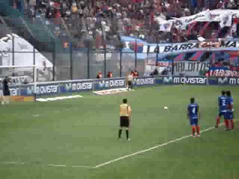 Primer gol de Vizcarra en Gimnasia