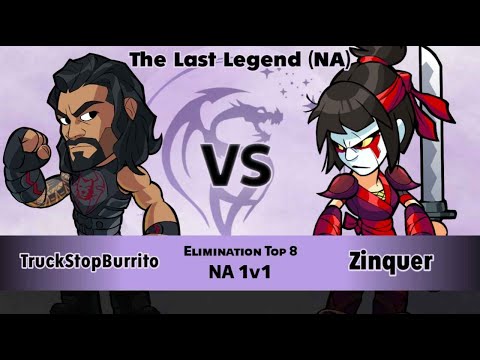 TruckStopBurrito vs Zinquer - Elimination Top 8 - The Last Legend - NA 1v1