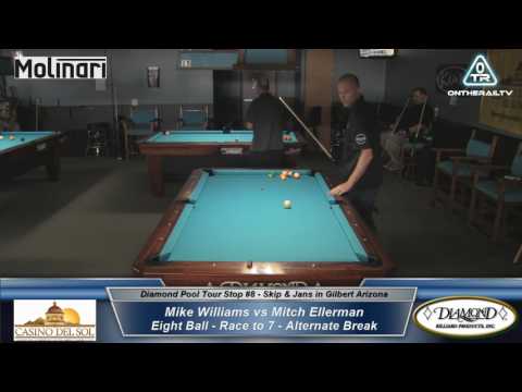 2016 DPT 8 Ball - Mike Williams vs Mitch Ellerman