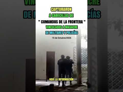 Capturaron a cabecillas de Comandos de la Frontera vinculados con masacres #noticias #news #ecuador