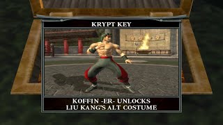 Mortal Kombat: Deception - Krypt Key Locations (Gamecube Version)