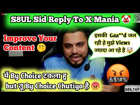 @S8ULSID Final Reply To X Mania 😱 S8UL Sid  X Mania Controversy End #s8ulelite #tgesports #tsgarmy