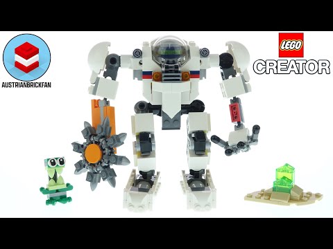 Vidéo LEGO Creator 31115 : Le robot d’extraction spatiale