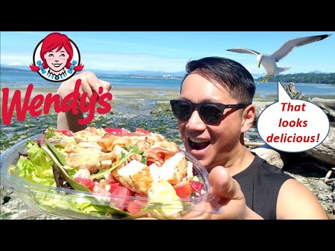 Wendy's Summer Strawberry Salad Review | Plant Based Diet Food Review