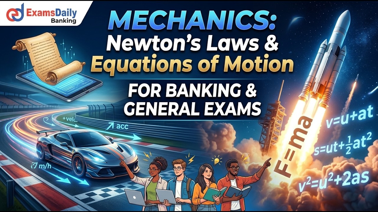 Mechanics - Liner Equations of motion and Newton's Laws of Motion