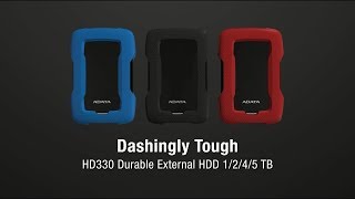 Зовнішній жорсткий диск 2.5" 5TB ADATA (AHD330-5TU31-CBK) — відео 1