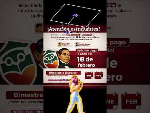 📌💰¡Oficial a partir del 18 de febrero! Pagos de la Beca Benito y Rita Cetina 2026