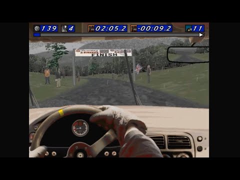 Network Q RAC Rally Championship (1996) MS-DOS Donington Stage HD 60fps