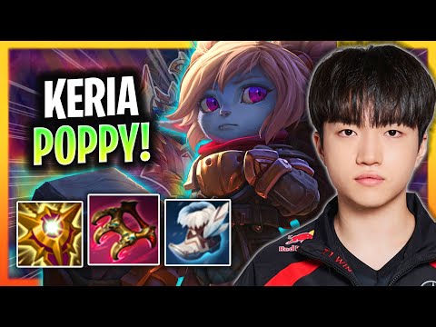 LEARN HOW TO PLAY POPPY SUPPORT LIKE A PRO! | T1 Keria Plays Poppy Support vs Karma!  Season 2025