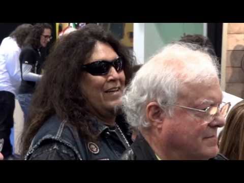 Chuck Billy meets up with Kerry King NAMM Show 2014 Anaheim California