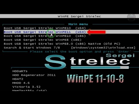 Winpe Sergei Strelec 2025 - Sergei Strelec Bootable USB I Mini Windows Sergei Strelec for Repair