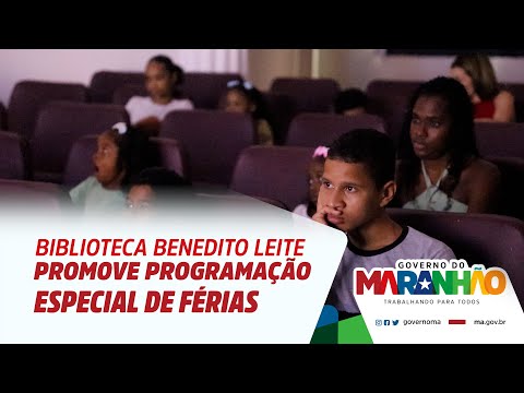 Biblioteca Benedito Leite promove programação especial de férias