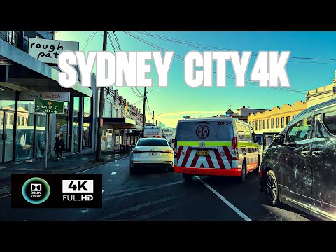 Epic Ashfield to Zetland Morning Drive via Sydney City | Glebe | 4K HDR 60FPS Dolby Vision 🇦🇺