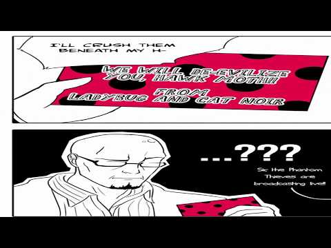 Miraculous Ladybug Comics Chat Noir "Persona 5 - Lucky Charm"